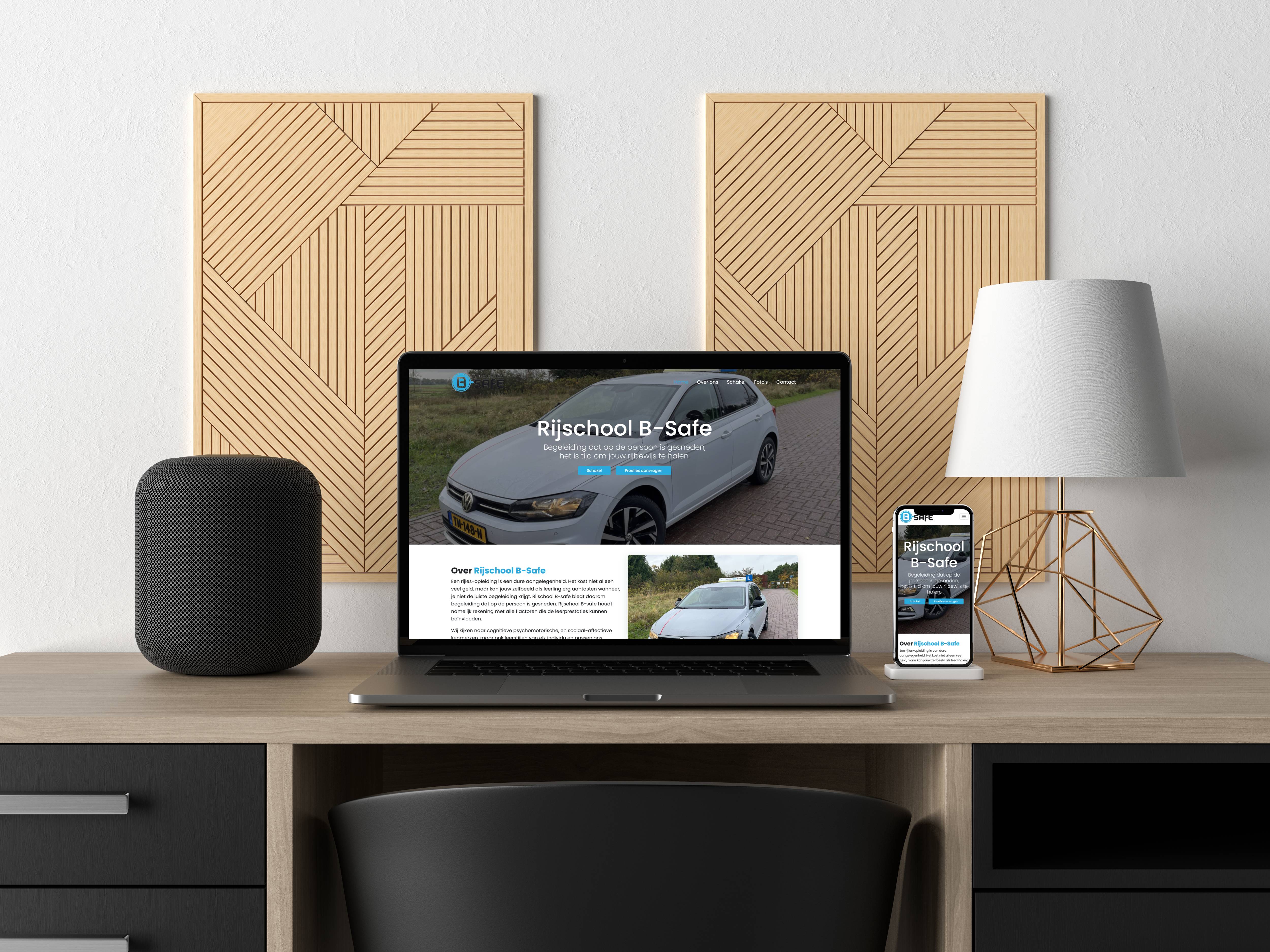 Screenshot of Rijschool B-Safe